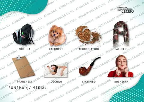 Página 43: Fonema /ʃ/ medial